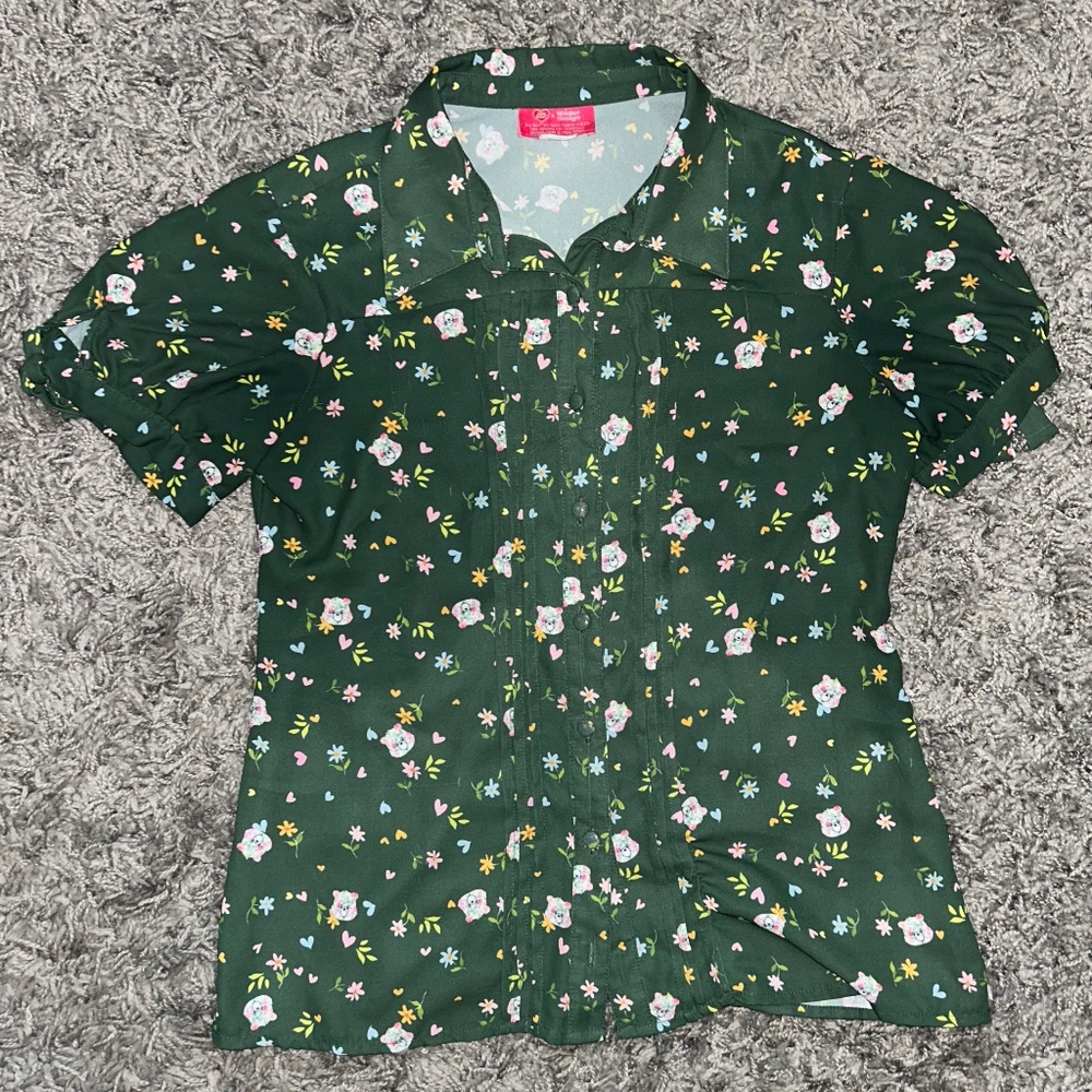 Unique Vintage Care Bears Blouse